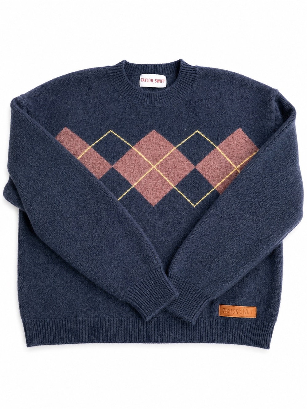 Taylor Swift Red (Taylor’s Version) Argyle Knit Sweater Eras Tour